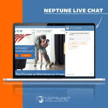 Need instant advice on finding the perfect floor for your home? Don't wait on hold! Our friendly Neptune Flooring experts are available now through Live Chat to answer all your flooring questions.

Skip the wait and get personalized recommendations in minutes. ⏱️ 

Visit us now: https://www.neptune-flooring.com/