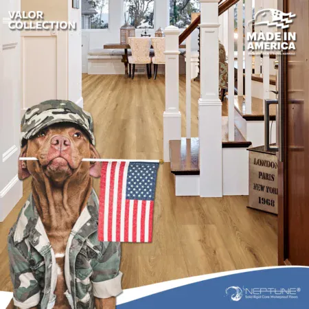 Neptune Valor Collection: Your Floor's Strongest Ally

America's first synchronized embossed RIGID CORE stands as the ultimate defense against life's toughest battles. With unmatched stability, impact resistance, and waterproof protection, Valor floors are the unwavering foundation of your home. Just like a valiant warrior, our flooring fearlessly faces spills, dents, and drool puddles. Experience the courage of a Valor floor today.

Explore the collection here: https://www.neptune-flooring.com/category/valor/

#neptuneflooring #valorcollection #hardwoodflooring #waterproof #petfriendly #hybridflooring #dentresistant #stainresistant #sustainable #extrarigid #familyfriendly #US